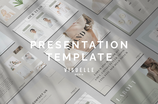 Canva Presentation Template Design - Visuelle Media